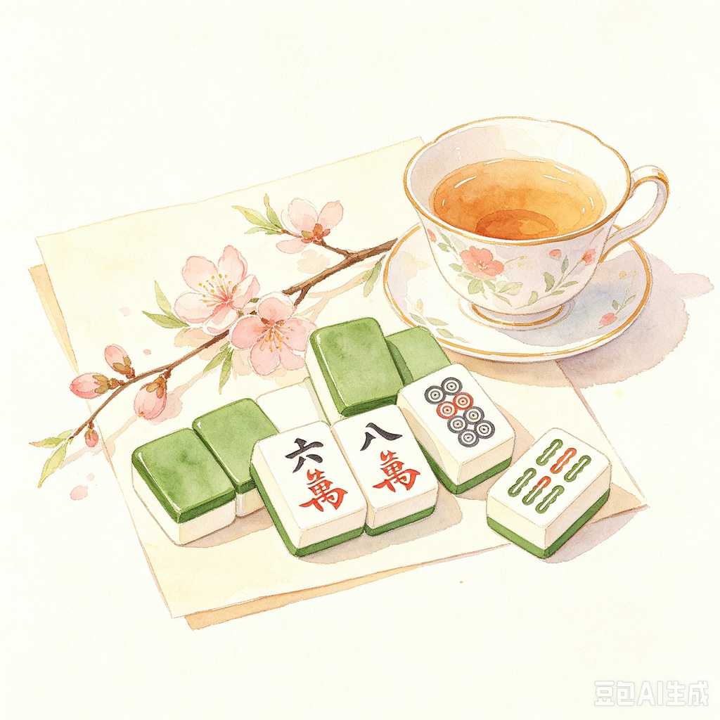 mahjong tile rack set