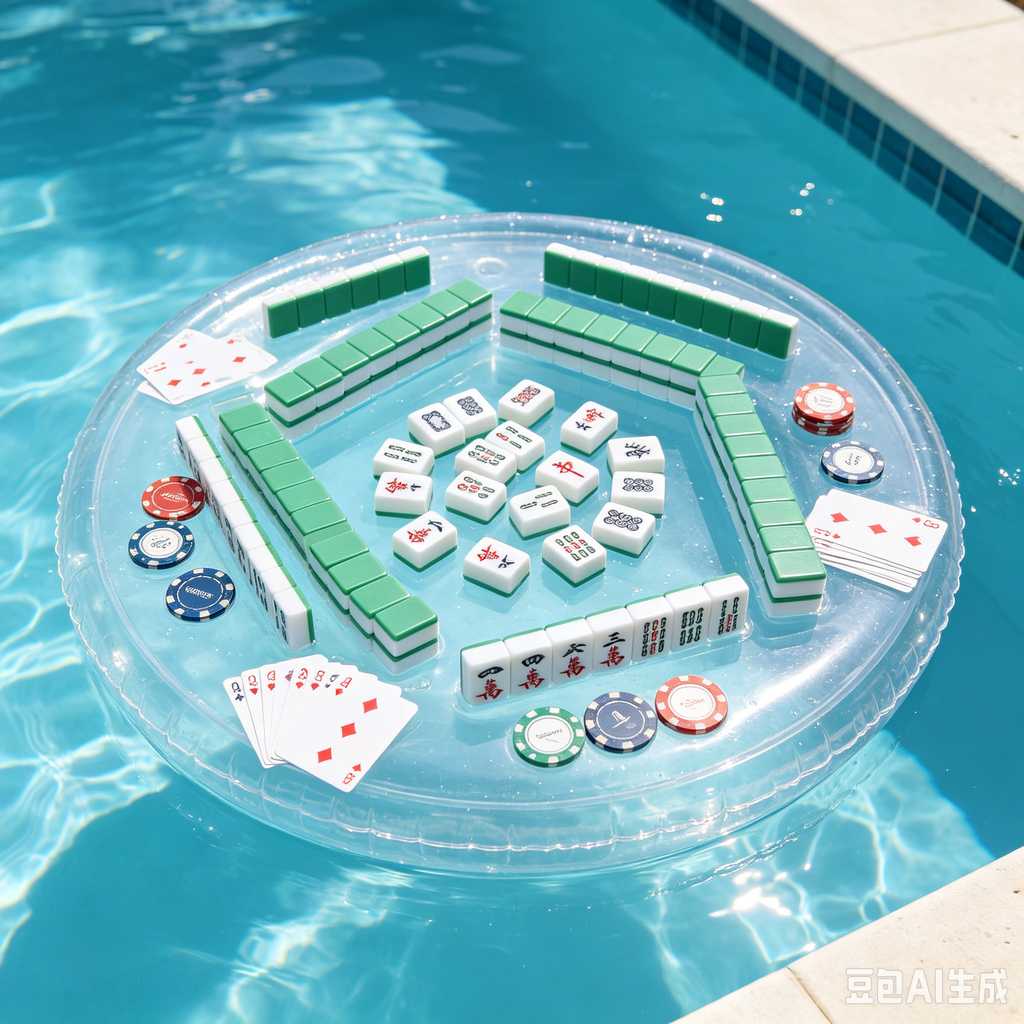 small mahjong mat portable